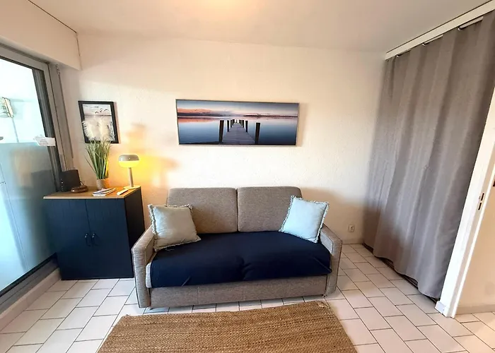 Grande Motte Quartier Couchant - Parking - Balcon- Piscine - 300m Lejlighed
