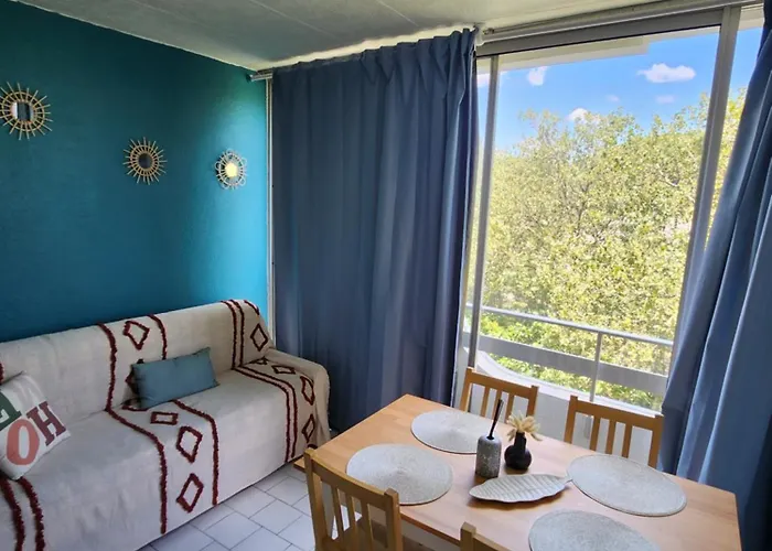 Grande Motte Quartier Couchant - Parking - Balcon- Piscine - 300m * لا غراند موت