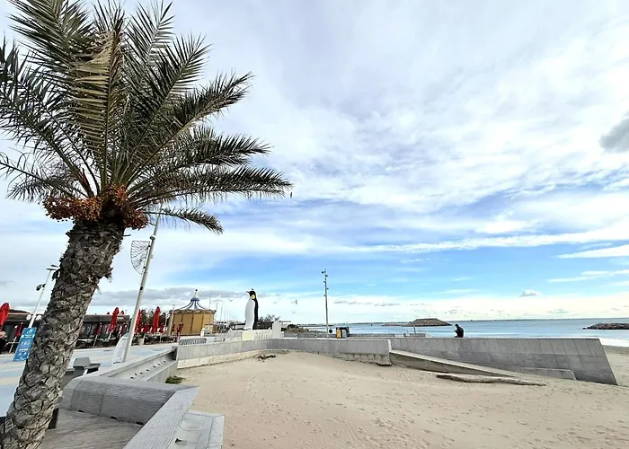 شقة Grande Motte Quartier Couchant - Parking - Balcon- Piscine - 300m لا غراند موت