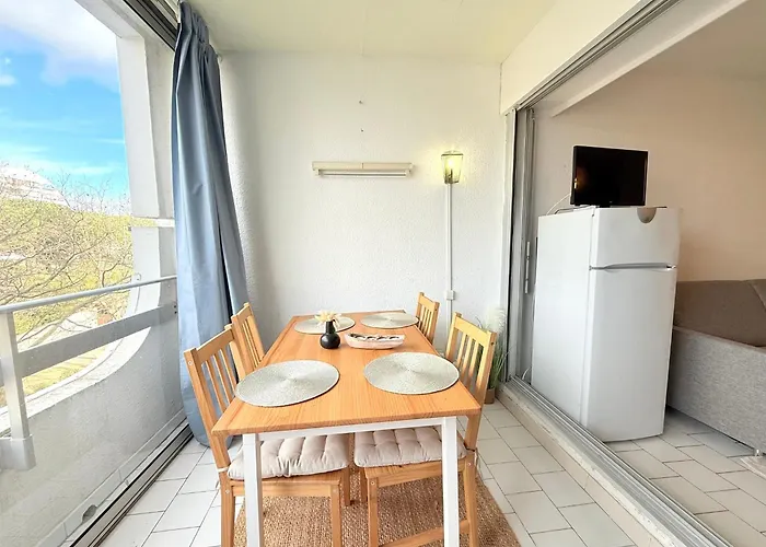 Grande Motte Quartier Couchant - Parking - Balcon- Piscine - 300m لا غراند موت