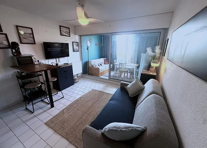 Grande Motte Quartier Couchant - Parking - Balcon- Piscine - 300m لا غراند موت